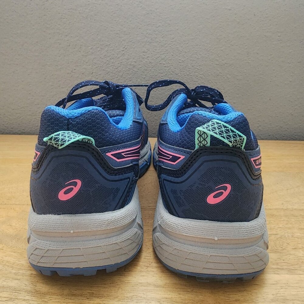 ASICS GEL-Venture 7 Running Shoes 1012A476 Blue/ Pink Womens Sz 8 - Picture 3 of 12